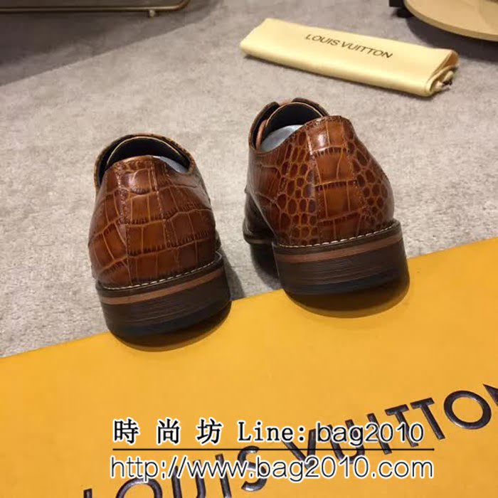 路易威登LV 頂級品質 2019春款專櫃同步發售 男士牛皮鞋 8FX2054
